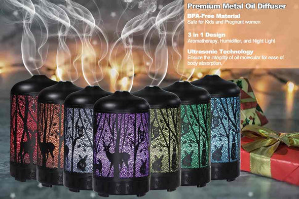 Aromatherapy Ultrasonic Essential Oil diffuser & Cool Mist Humidifier - Aroflit
