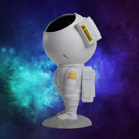 Astrolite Supernova Galaxy Projector - Remote Controlled White Astronaut Galaxy Projector - Aroflit