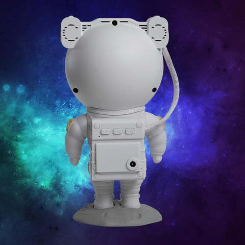 Astrolite Supernova Galaxy Projector - Remote Controlled White Astronaut Galaxy Projector - Aroflit