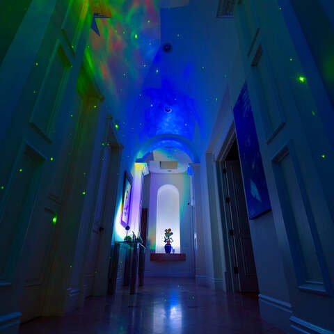 Astrolite Supernova Galaxy Projector - Remote Controlled White Astronaut Galaxy Projector - Aroflit