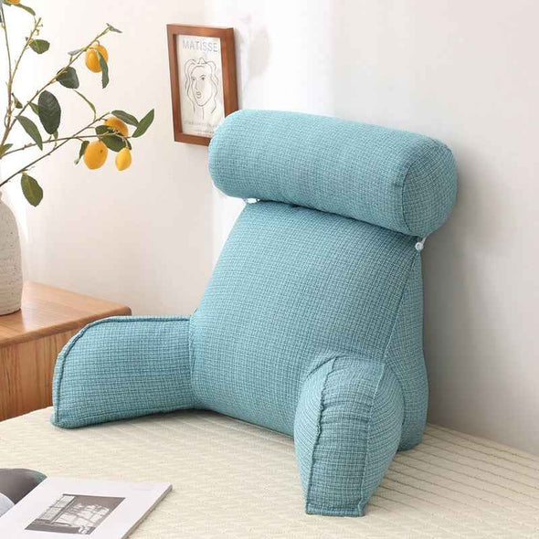 Backrest Pillow With Arms & Headrest - Aroflit