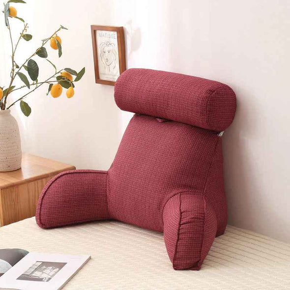 Backrest Pillow With Arms & Headrest - Aroflit