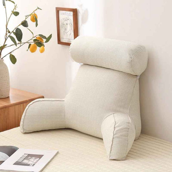 Backrest Pillow With Arms & Headrest - Aroflit