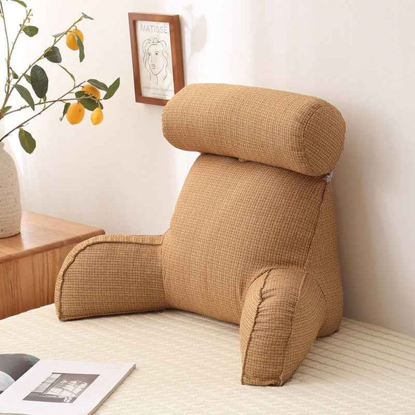 Backrest Pillow With Arms & Headrest - Aroflit