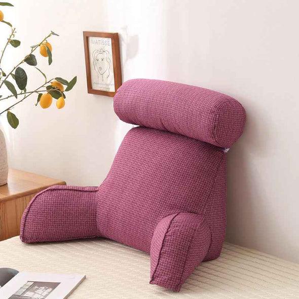 Backrest Pillow With Arms & Headrest - Aroflit
