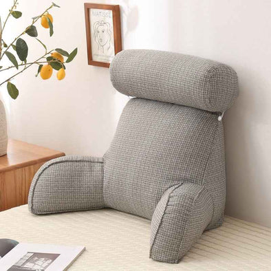 Backrest Pillow With Arms & Headrest - Aroflit