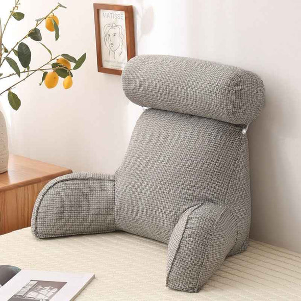 Backrest Pillow With Arms & Headrest - Aroflit