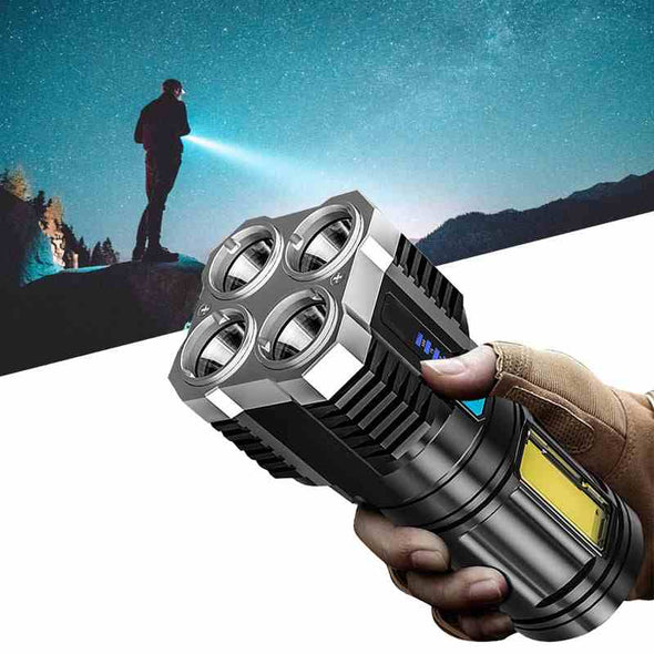 Best Bright Torch LED Rechargeable Flashlight-Aroflit