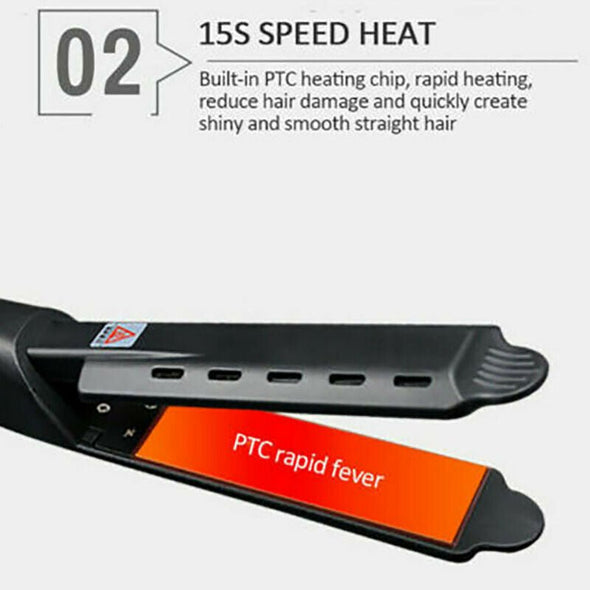 Ceramic Tourmaline Ionic Flat iron Hair Straightener - Salon Hair ...