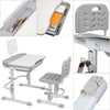 Children Desk and Chair Set - Adjustable Kids Study Drawing Play Table - Aroflit