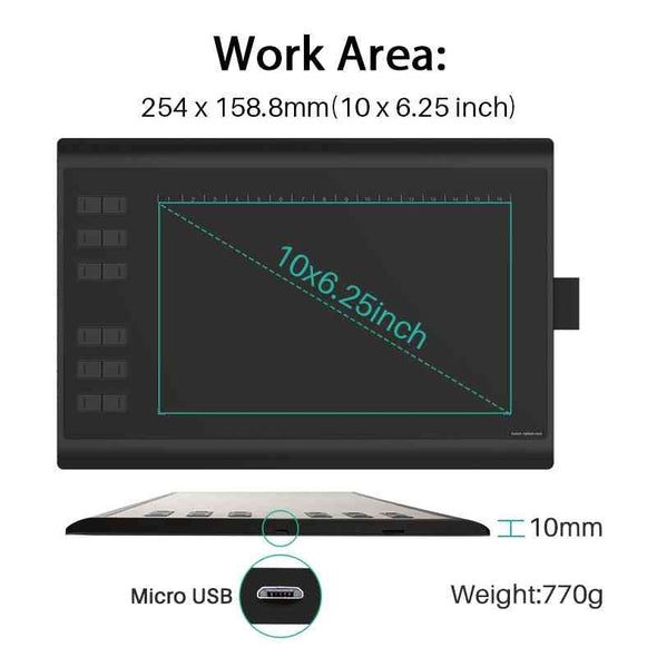 Digital Drawing Professional Artist Tablet Sketch Pad With Pen - Aroflit