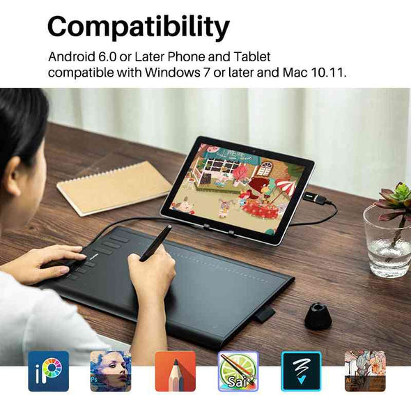 Digital Drawing Professional Artist Tablet Sketch Pad With Pen - Aroflit