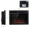Electric fireplace Insert - 30" Electric Insert Wall Mounted LED Fireplace heater - Aroflit