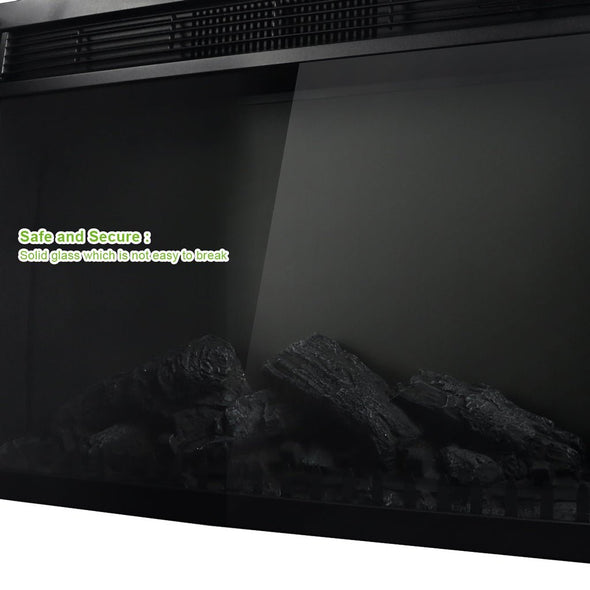 Electric fireplace Insert - 30" Electric Insert Wall Mounted LED Fireplace heater - Aroflit