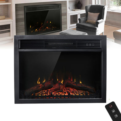 Electric fireplace Insert - 30" Electric Insert Wall Mounted LED Fireplace heater - Aroflit