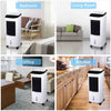 Evaporative Portable Air Conditioner Cooler Swamp Fan & Humidifier with Remote Control Filter - Aroflit