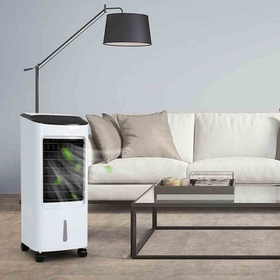 Evaporative Portable Air Conditioner Cooler Swamp Fan & Humidifier with Remote Control Filter-Aroflit