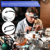 Headband Magnifier with LED Light And Multiple Lenses - Up to 25x Zoom - Aroflit