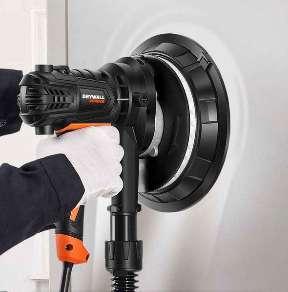 Heavy - Duty Handheld Drywall Sander 710W With LED & Vacuum Bag - Aroflit