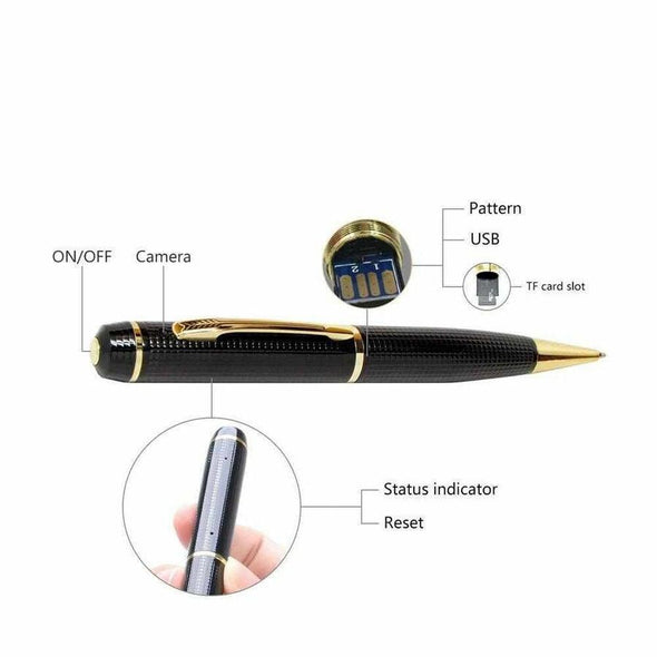 Hidden Covert Camera Video Recording Pen - Aroflit