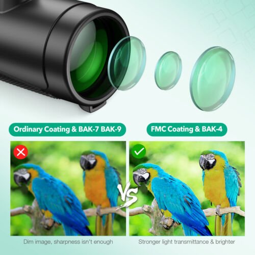 High Power Monocular With Smartphone Holder & Tripod - Aroflit