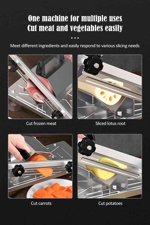 Household Manual Meat Cutting Machine - Perfect For Making Professional Cuts!-Aroflit