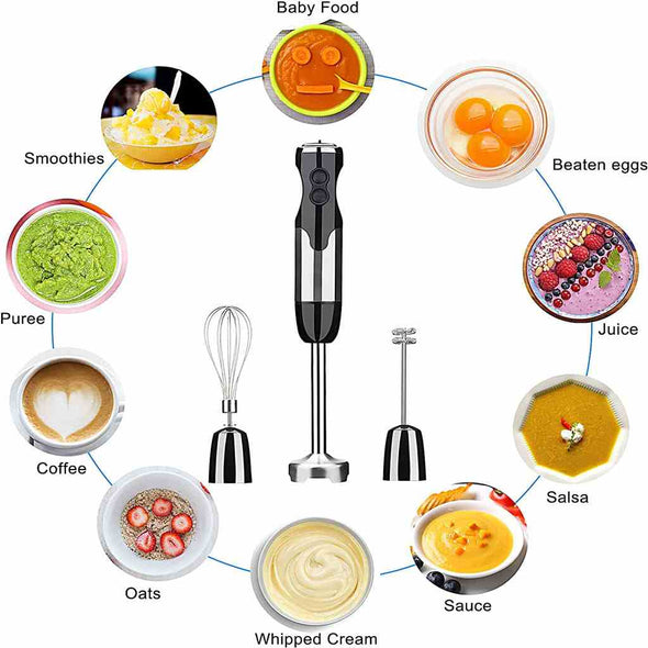 Immersion Hand Blender - Smart Stick Variable Speed Hand Blender - Best Immersion Hand Blender - Aroflit