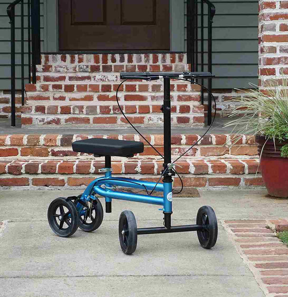 Knee Walker Scooter for broken legs - steerable Knee Walker Crutch Alternative - Aroflit