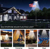 LED Solar Powered Flagpole Light - All Night Long Last - Aroflit