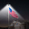LED Solar Powered Flagpole Light - All Night Long Last - Aroflit