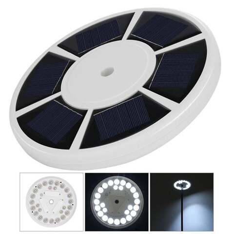 LED Solar Powered Flagpole Light - All Night Long Last - Aroflit
