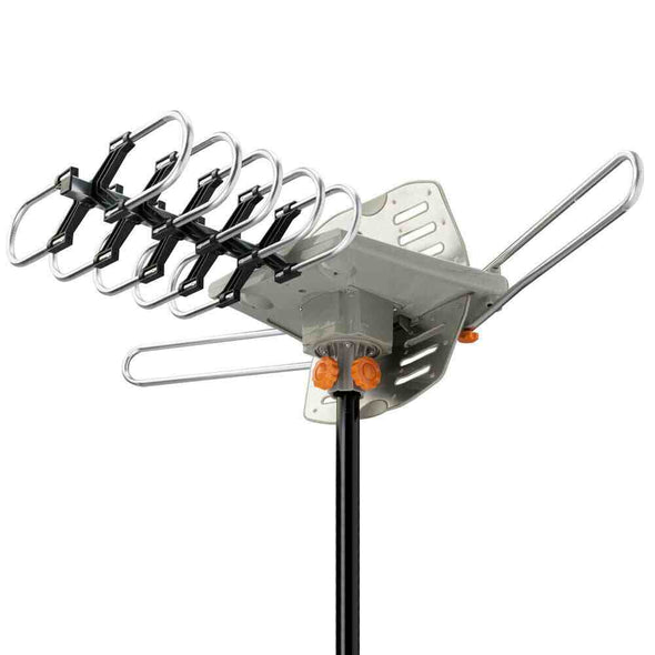 Long Range Antenna TV - Outdoor Digital Reception 360° Rotation - Aroflit