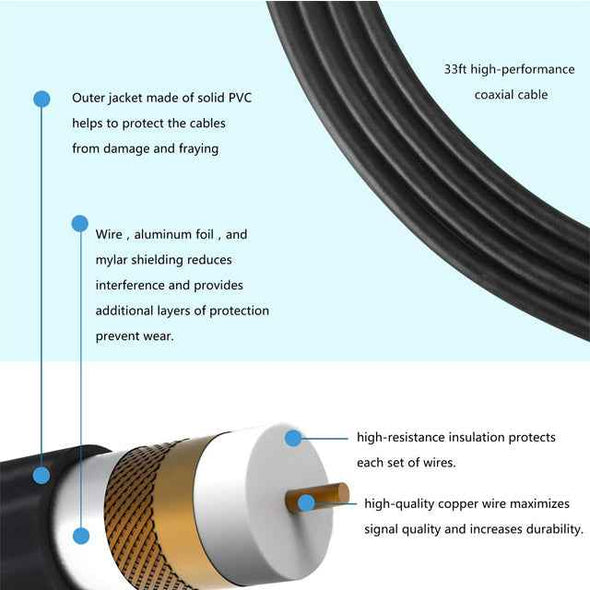 Long Range Powerful Amplified Digital Omnidirectional HDTV Antenna - Aroflit