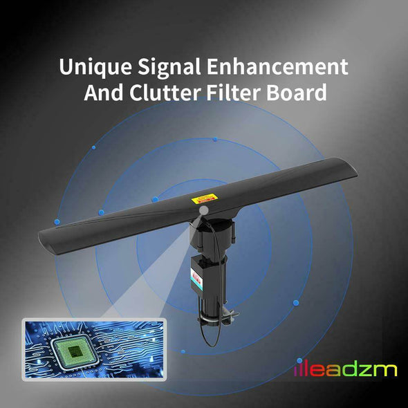 Long Range Powerful Amplified Digital Omnidirectional HDTV Antenna - Aroflit