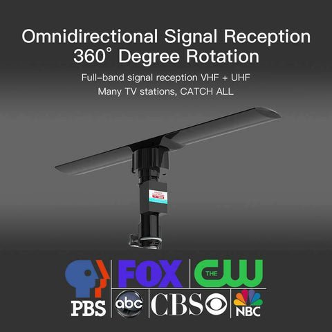 Long Range Powerful Amplified Digital Omnidirectional HDTV Antenna - Aroflit