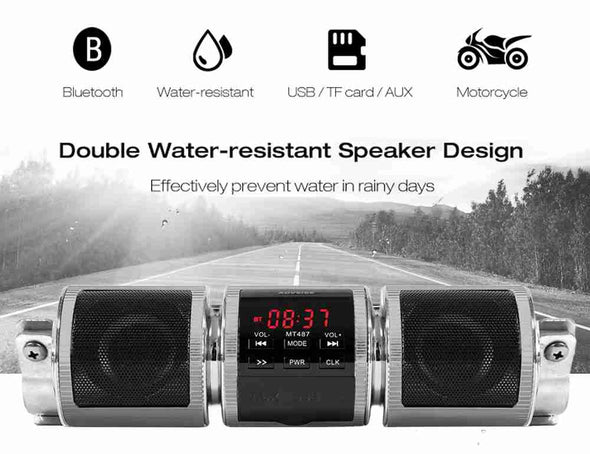 Loudest Waterproof Bluetooth Motorcycle Speaker - Aroflit