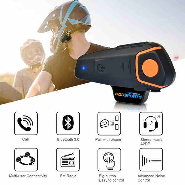 Motorcycle Helmet Intercom - Wireless Headset Interphone - Aroflit