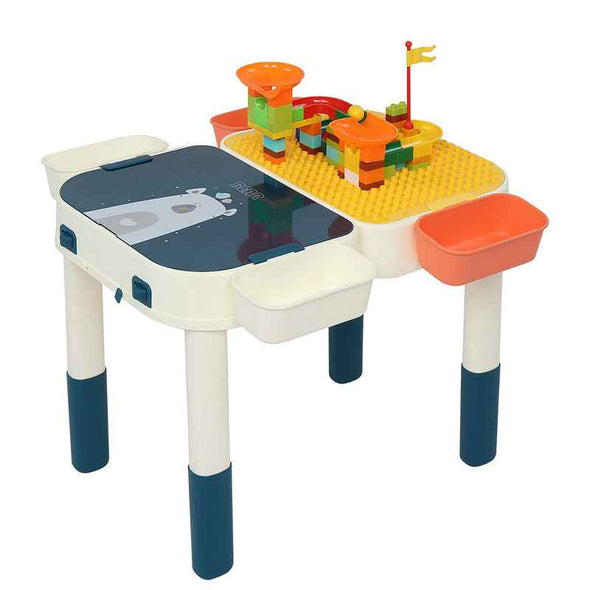 Multi Kids Activity Table Set with Storage Area-Aroflit