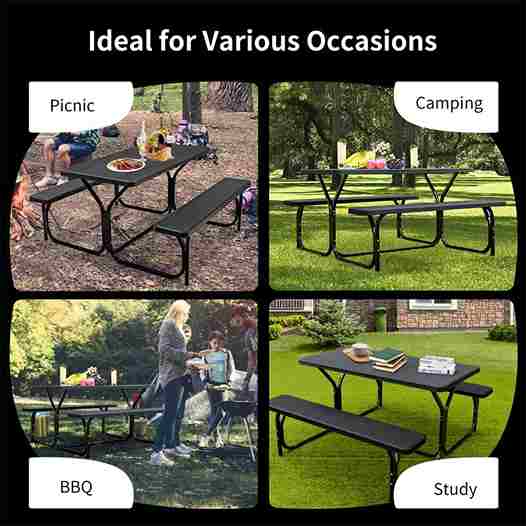 Outdoor Large Picnic Table - Aroflit