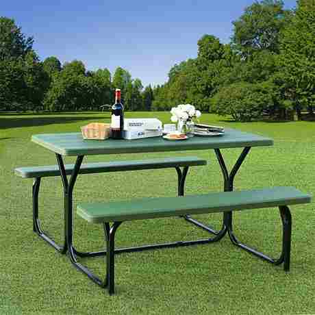 Outdoor Large Picnic Table - Aroflit