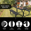 Outdoor Large Picnic Table - Aroflit