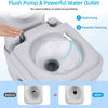 Porta Potty Large Capacity Portable Camping Flush Toilet - Aroflit