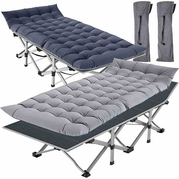 Portable Folding Camping Cots - Include Bed & Mattress - Aroflit
