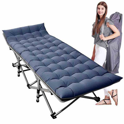 Portable Folding Camping Cots - Include Bed & Mattress - Aroflit