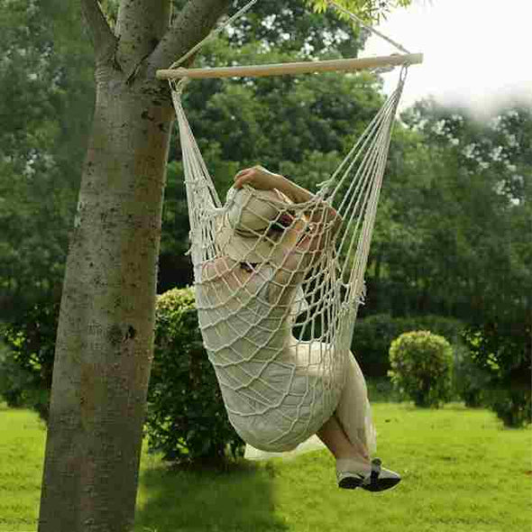 portable Hanging Swing Hammock Chair with stand for camping-Aroflit