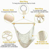 portable Hanging Swing Hammock Chair with stand for camping - Aroflit