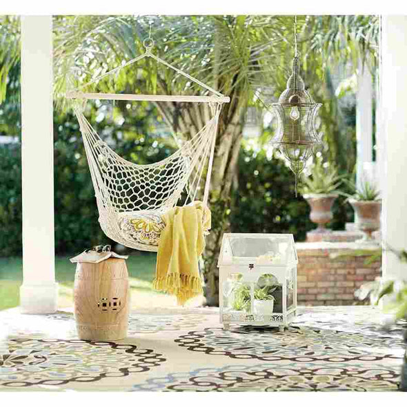 portable Hanging Swing Hammock Chair with stand for camping - Aroflit