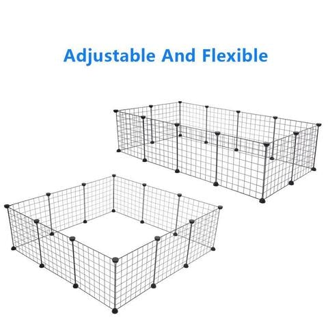 Portable Pet Playpen Fences - Indoor Foldable Puppy Pen Gate Exercise - Aroflit