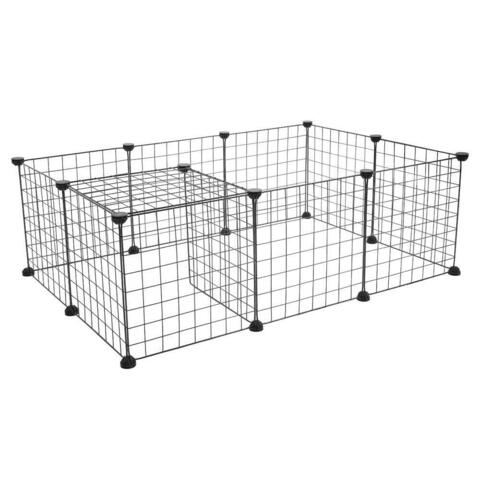 Portable Pet Playpen Fences - Indoor Foldable Puppy Pen Gate Exercise - Aroflit