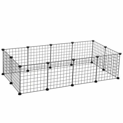 Portable Pet Playpen Fences - Indoor Foldable Puppy Pen Gate Exercise - Aroflit